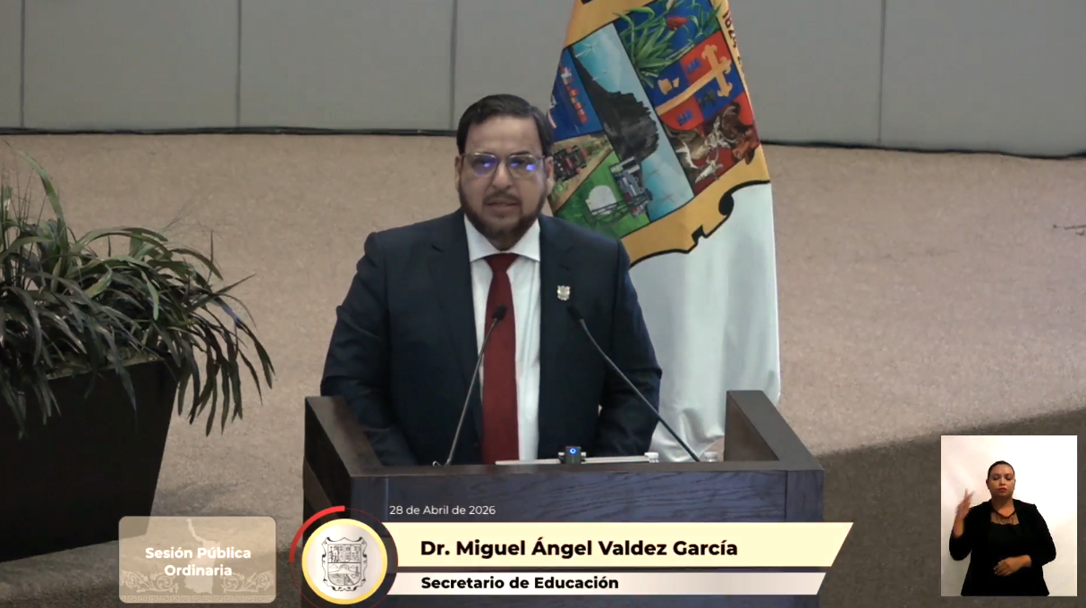 Comparecencia del Titular de la Secretaría de Educación del Gobierno del Estado, Dr. Miguel Ángel Vázquez García